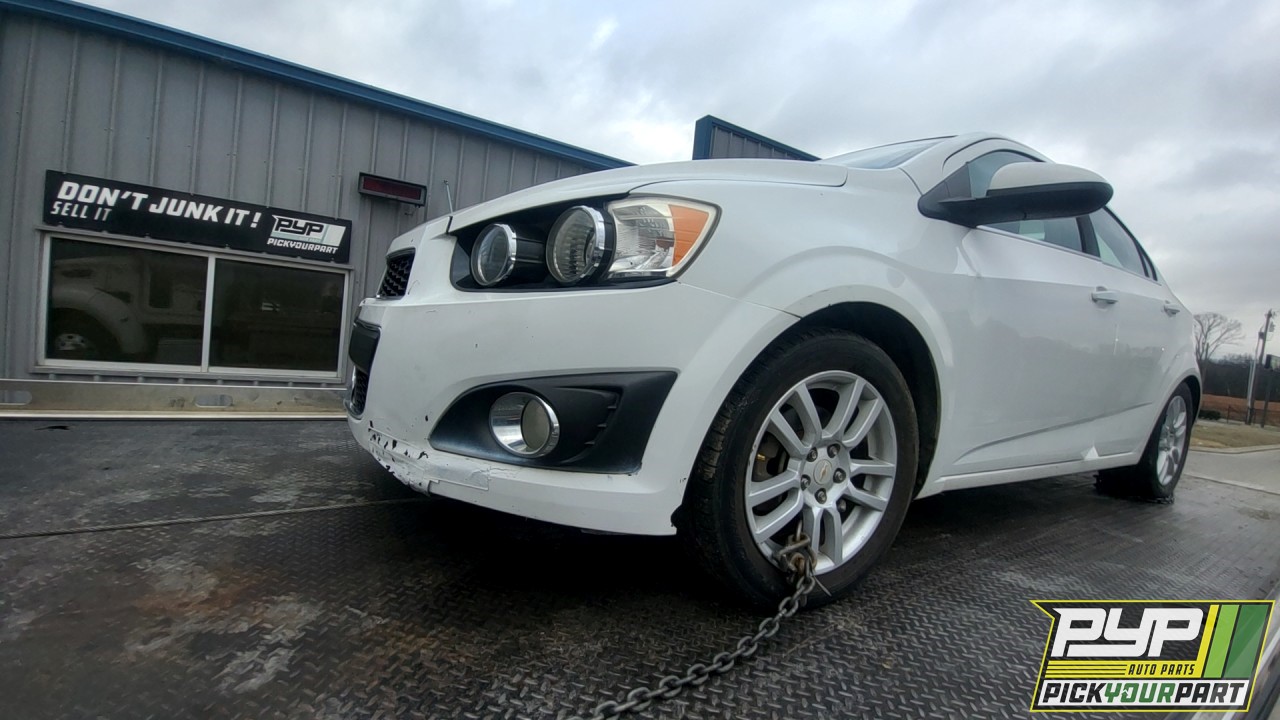 2012 CHEVROLET SONIC partes disponibles