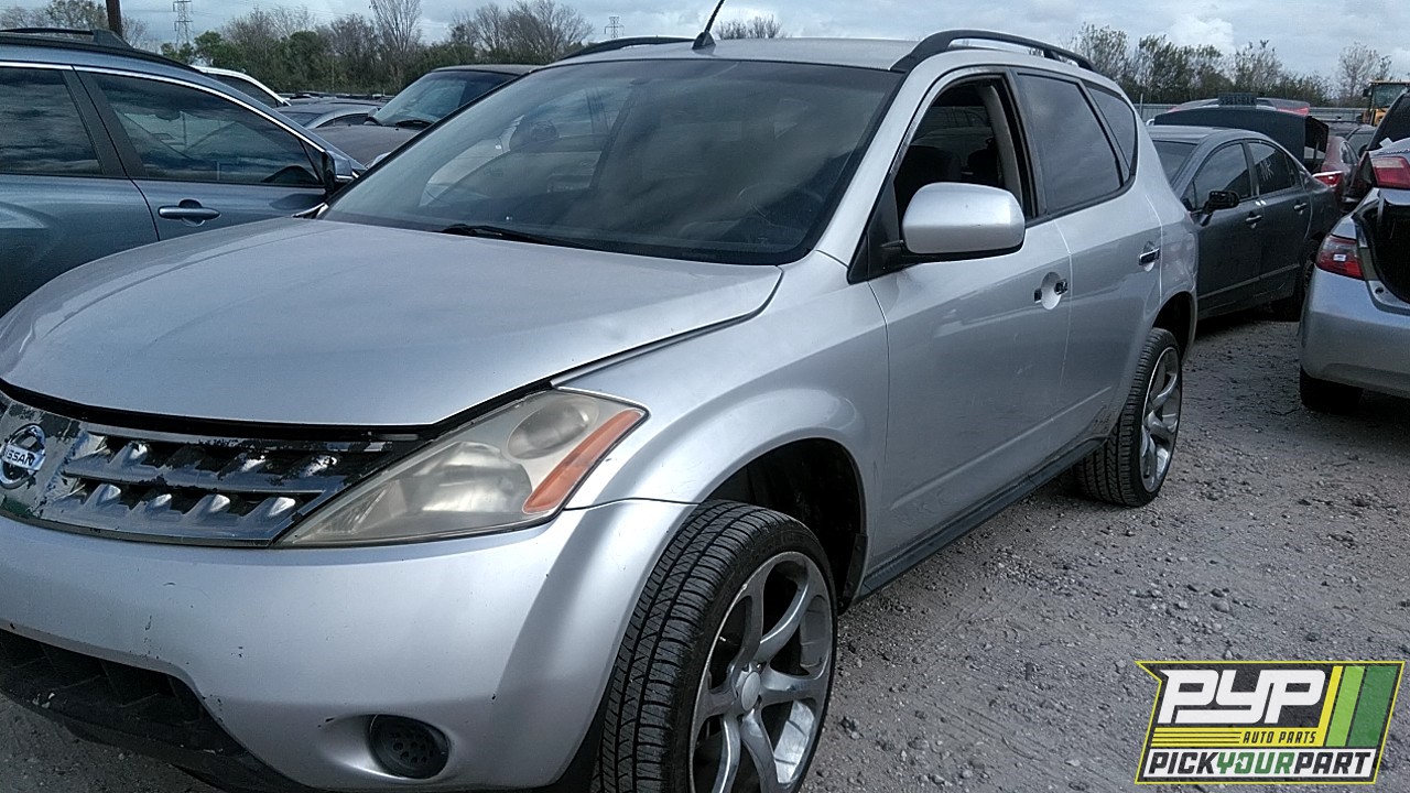 2007 NISSAN MURANO partes disponibles