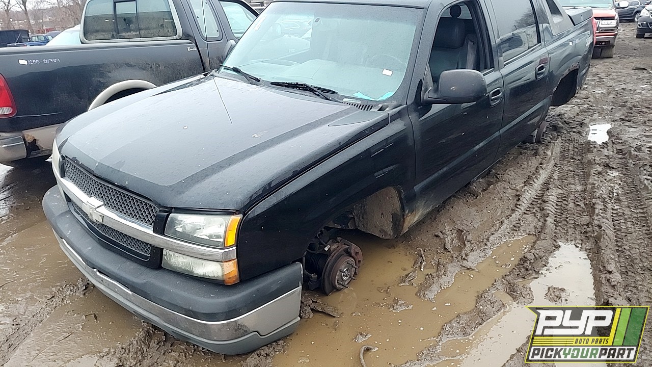 2003 CHEVROLET AVALANCHE 1500 partes disponibles