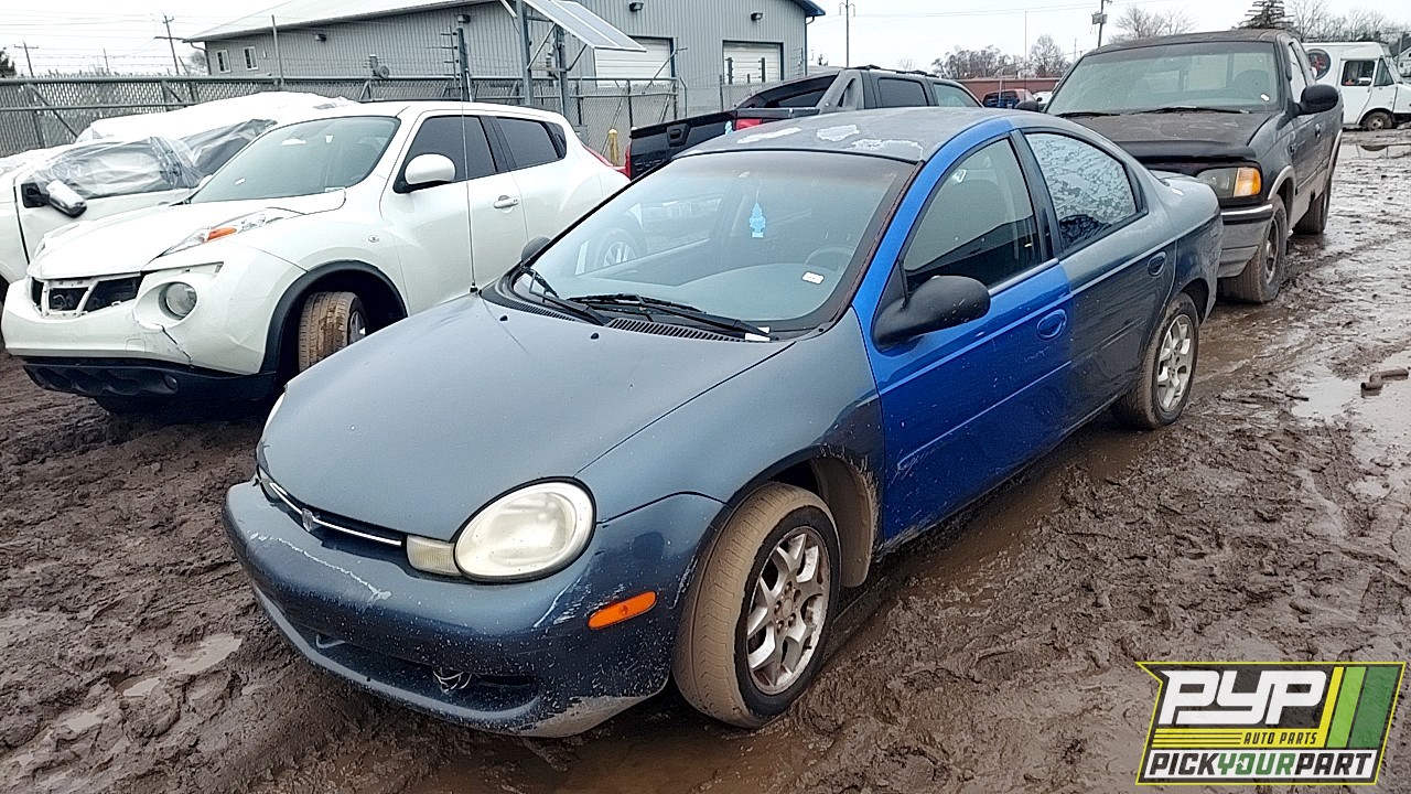 2001 PLYMOUTH NEON partes disponibles