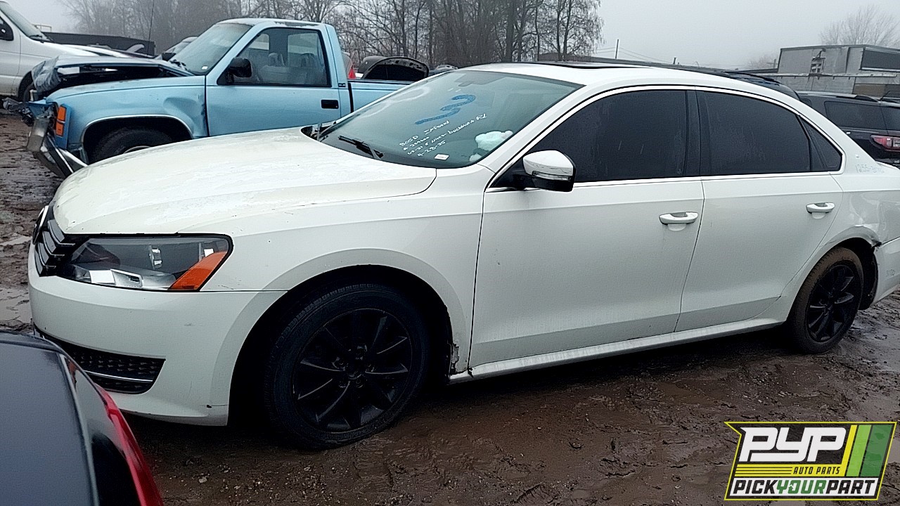 2012 VOLKSWAGEN PASSAT available for parts