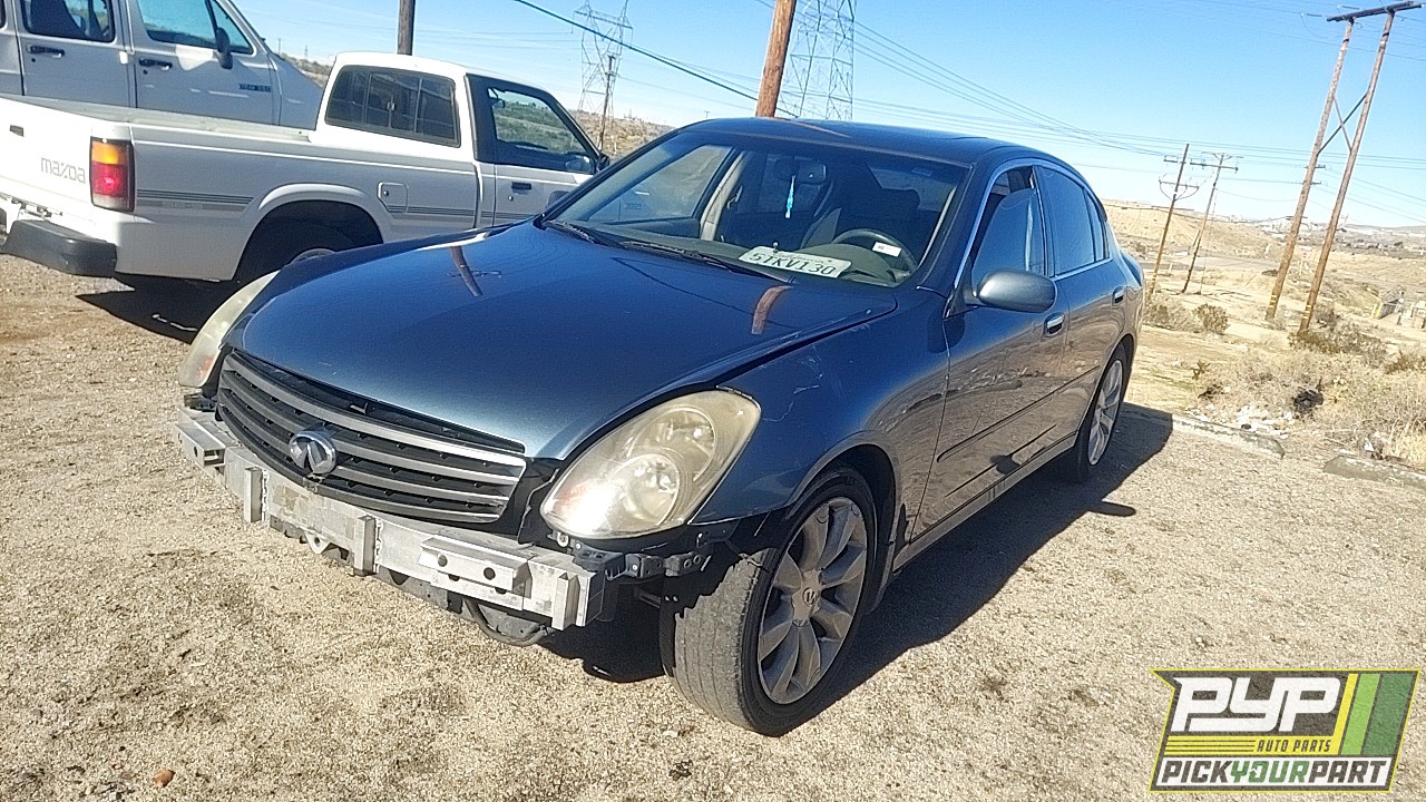 2006 INFINITI G35 available for parts