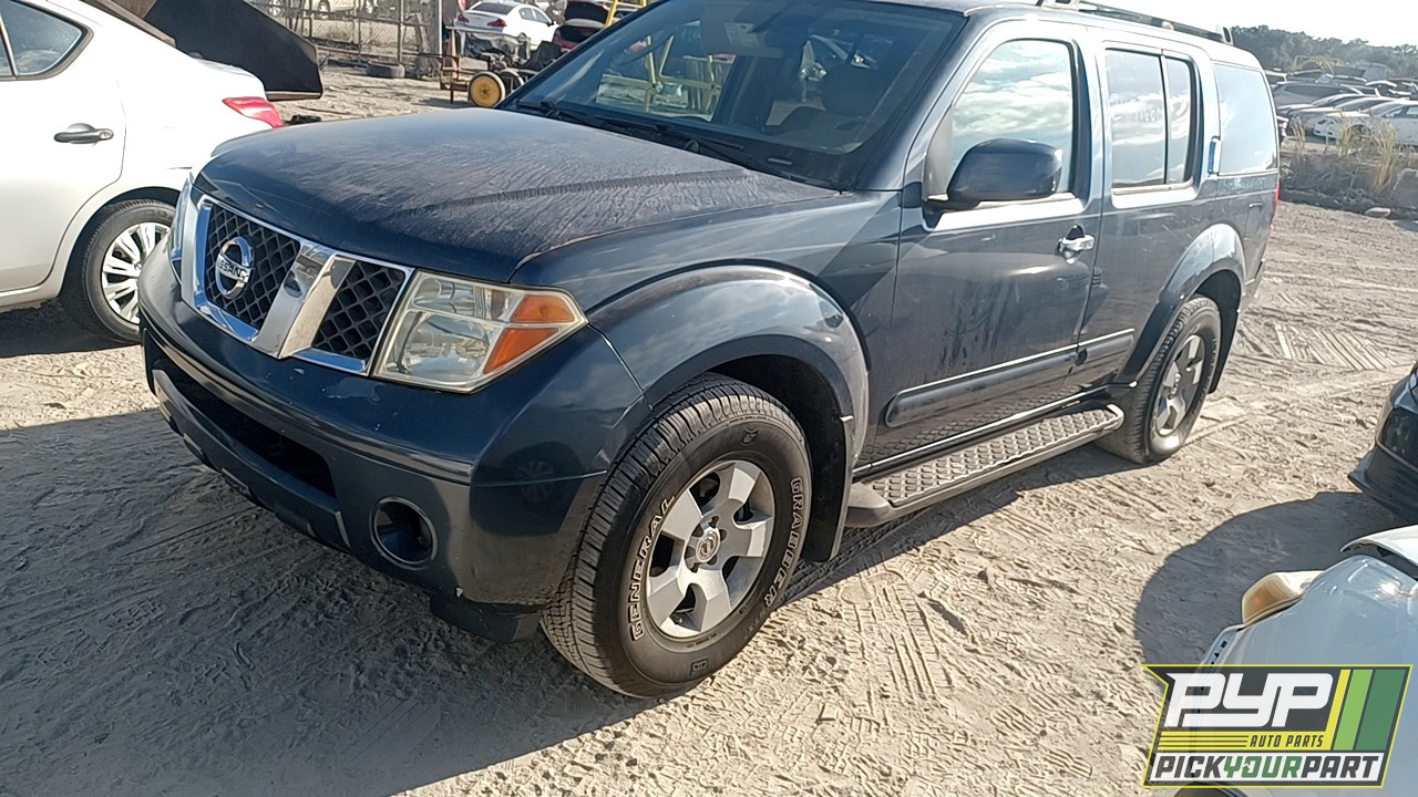2005 NISSAN PATHFINDER partes disponibles