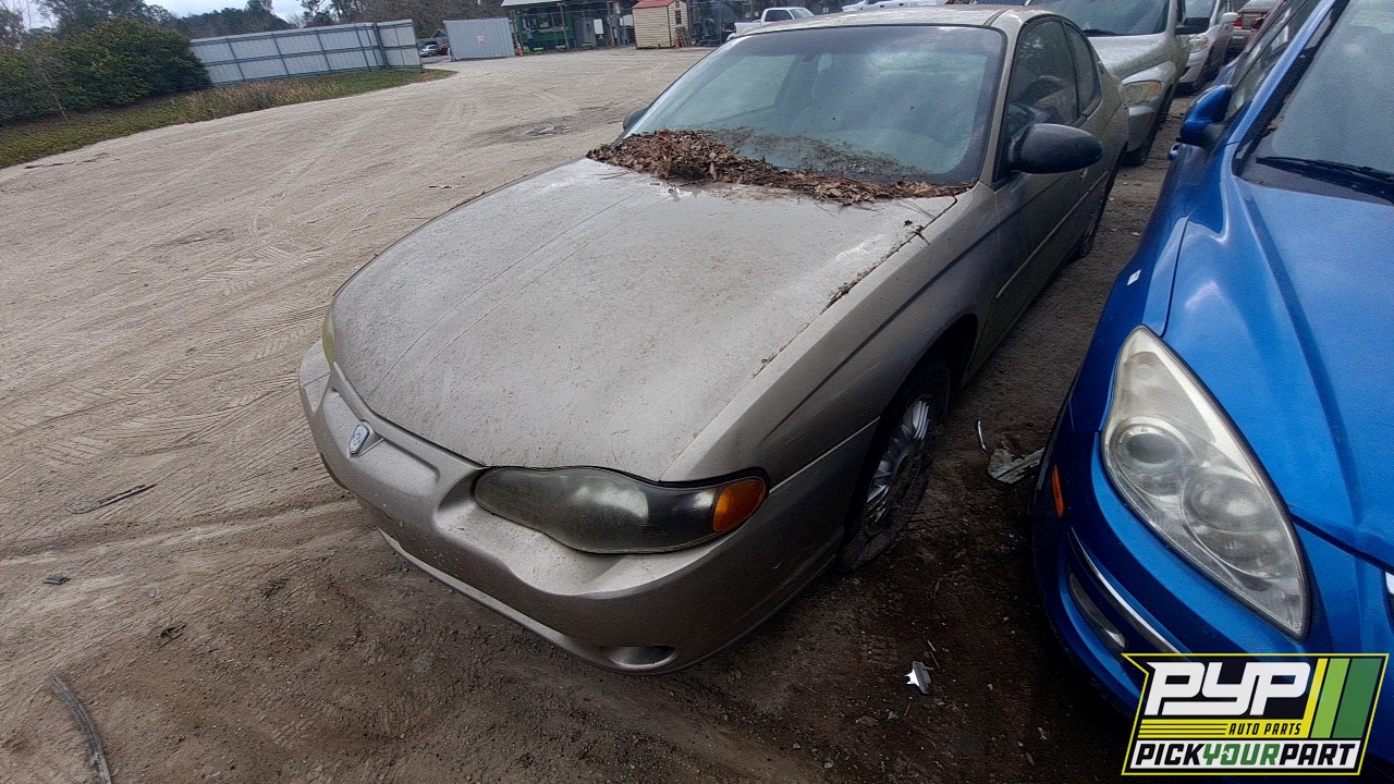 2001 CHEVROLET MONTE CARLO partes disponibles