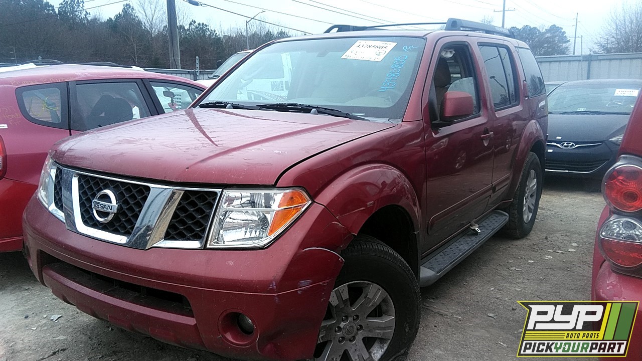 2005 NISSAN PATHFINDER partes disponibles