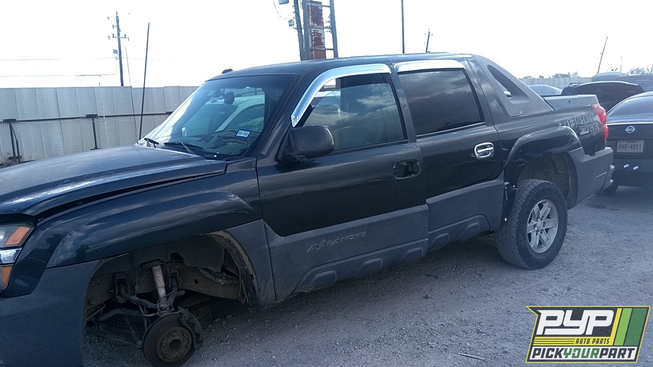 2003 CHEVROLET AVALANCHE 1500 partes disponibles