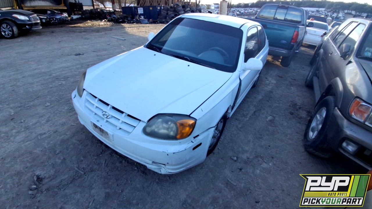 2005 HYUNDAI ACCENT partes disponibles