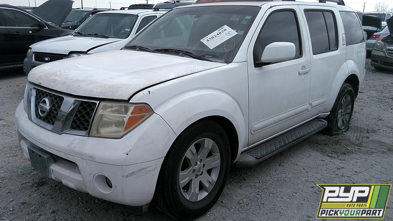 2007 NISSAN PATHFINDER partes disponibles