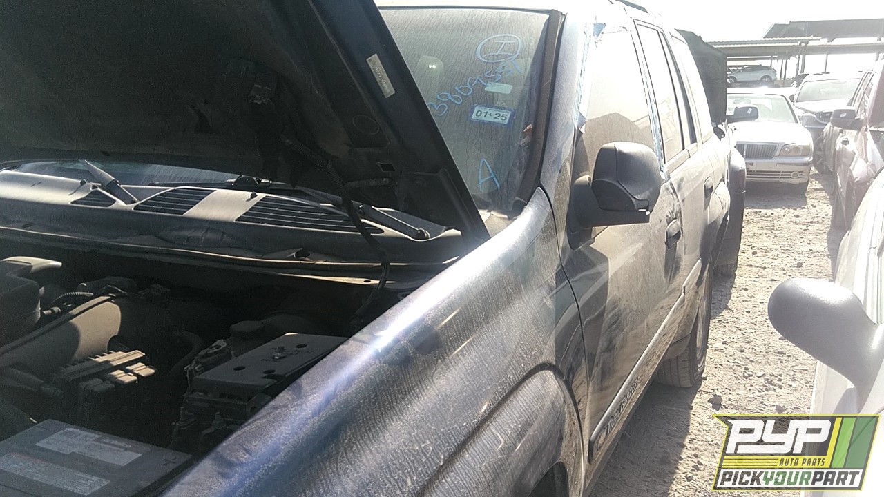 2002 CHEVROLET TRAILBLAZER partes disponibles