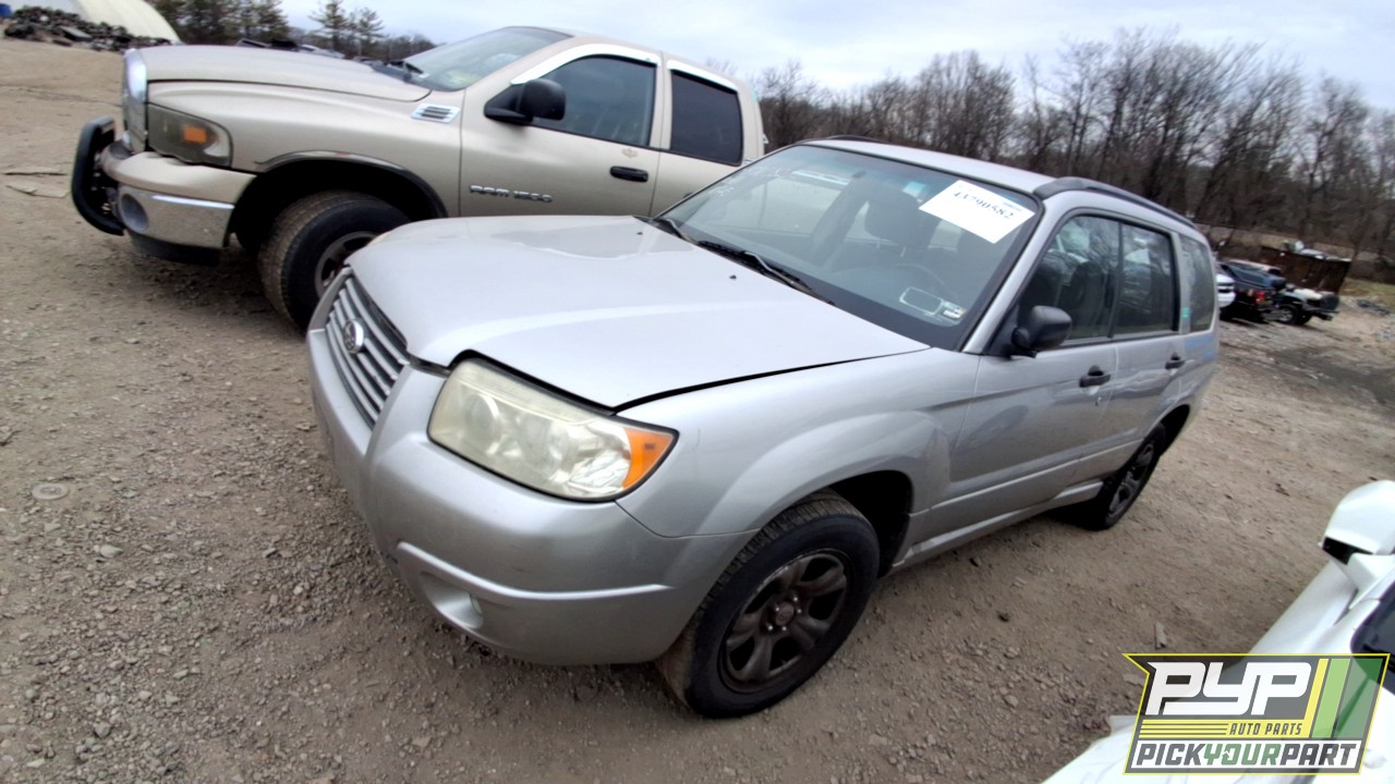 2007 SUBARU FORESTER partes disponibles