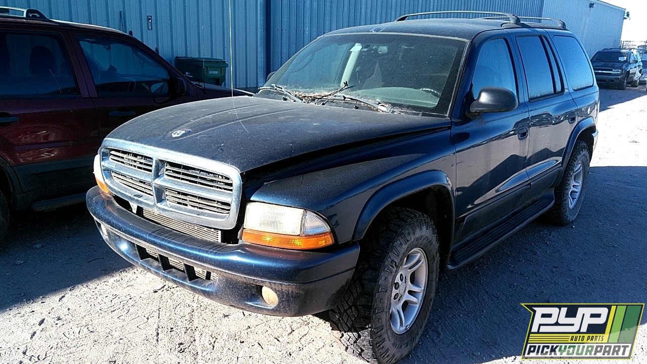 2002 DODGE DURANGO partes disponibles