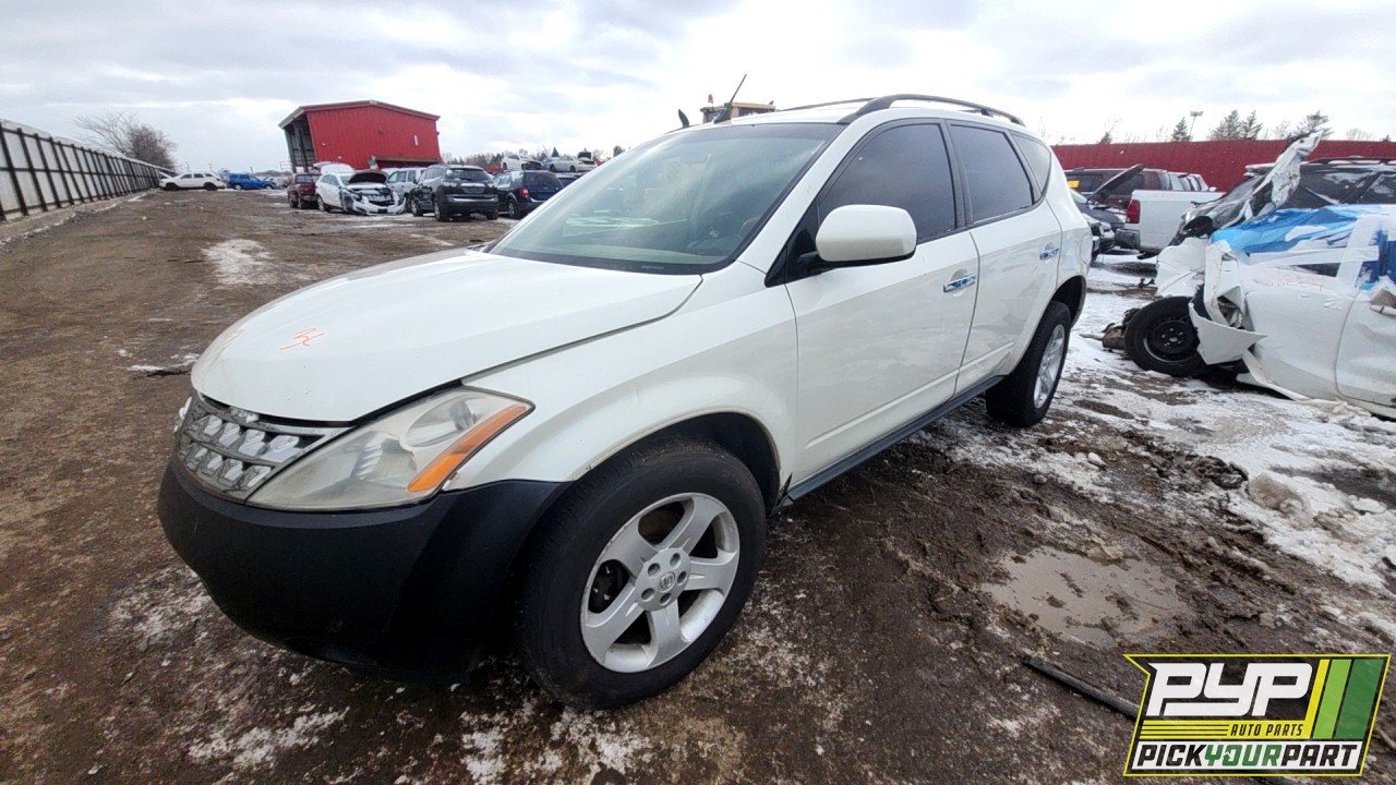 2005 NISSAN MURANO partes disponibles