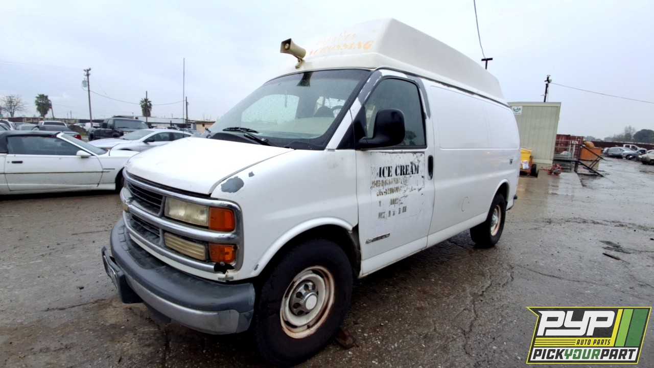 2000 CHEVROLET EXPRESS 2500 partes disponibles