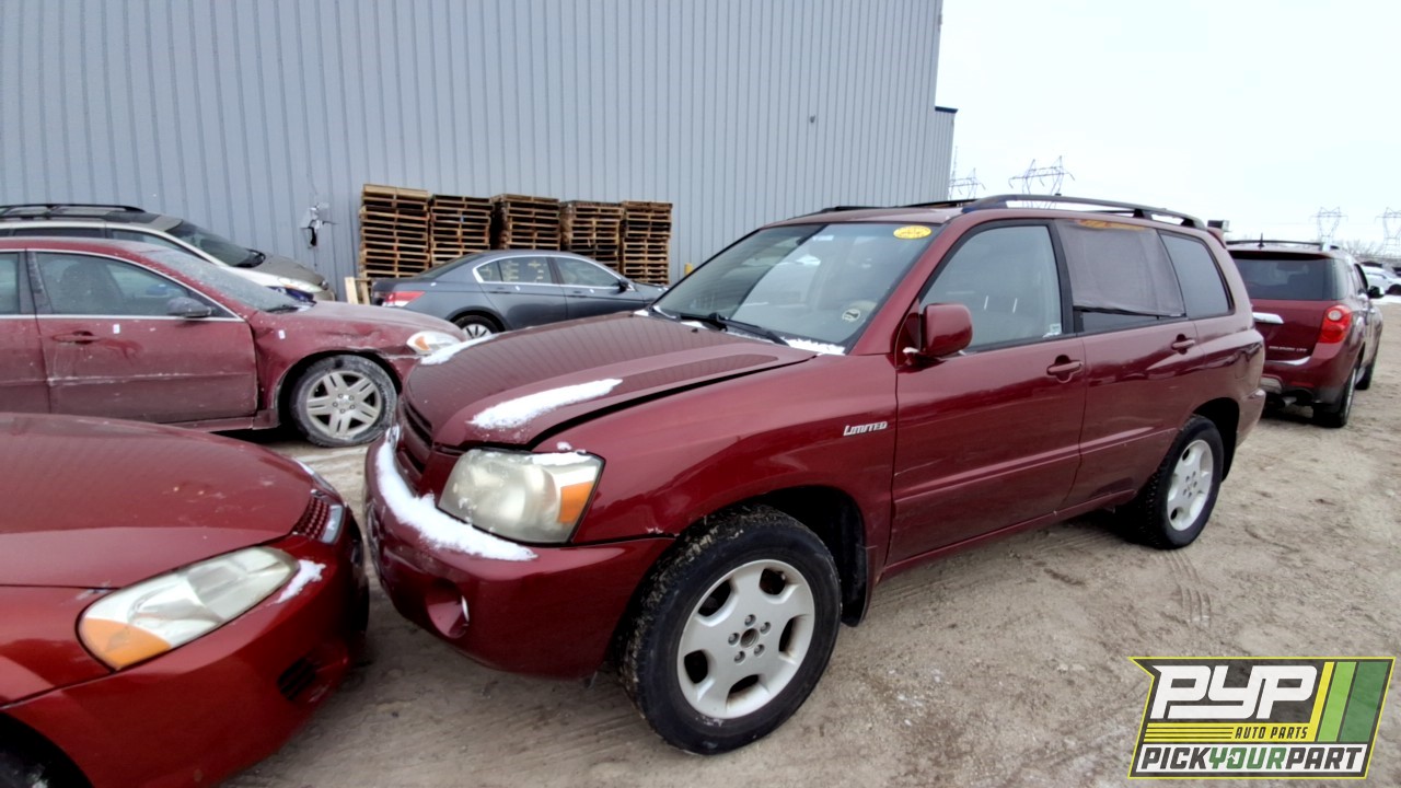 2005 TOYOTA HIGHLANDER available for parts