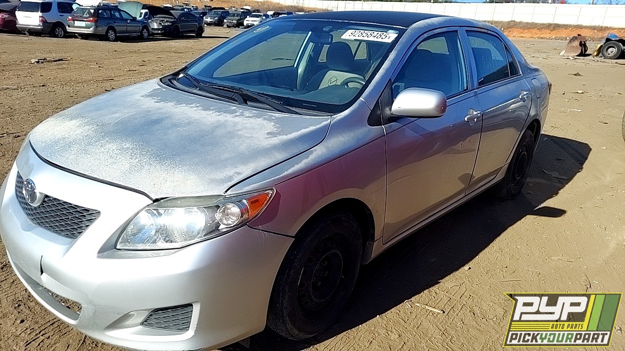2009 TOYOTA COROLLA partes disponibles