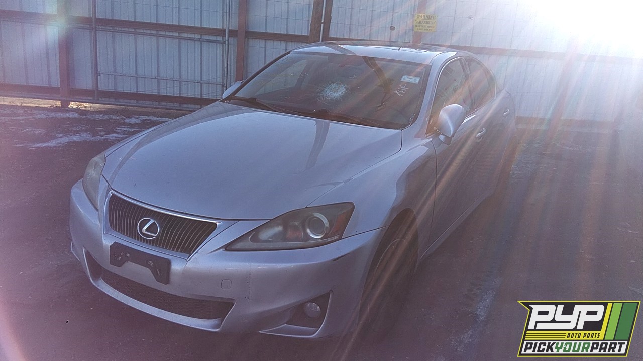 2012 LEXUS IS250 partes disponibles