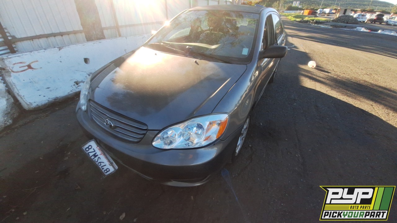 2005 TOYOTA COROLLA partes disponibles