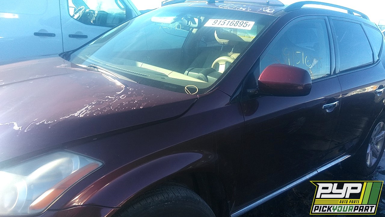2006 NISSAN MURANO available for parts