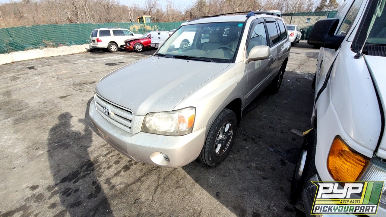 2005 TOYOTA HIGHLANDER partes disponibles