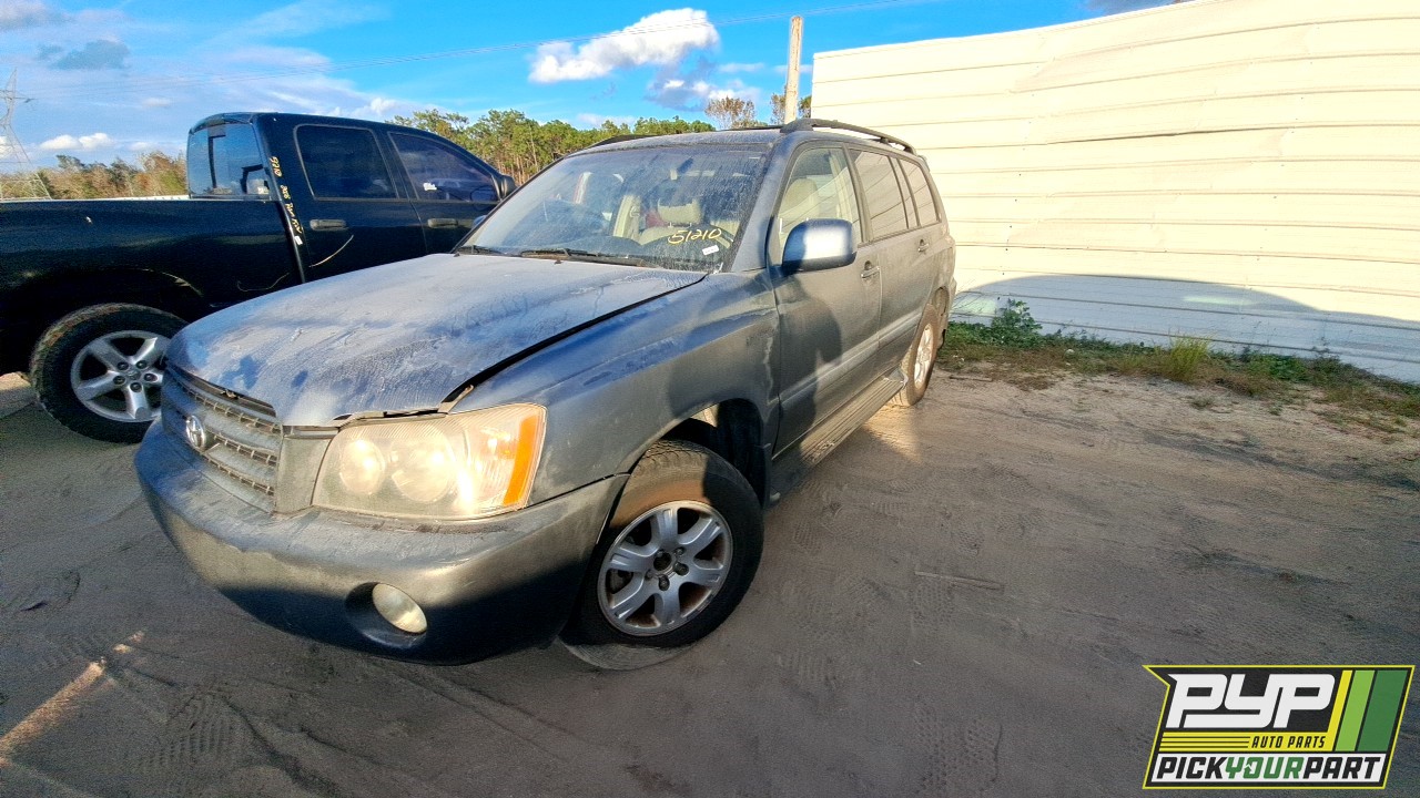 2002 TOYOTA HIGHLANDER partes disponibles