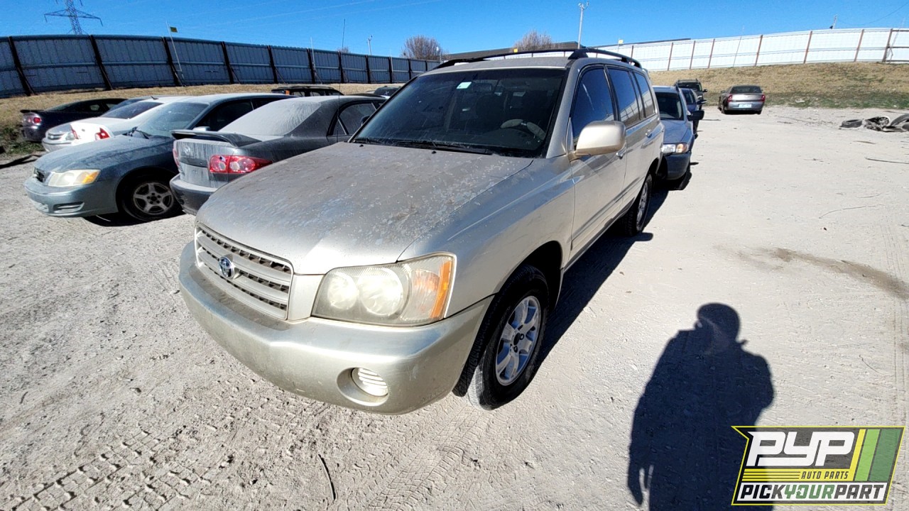 2001 TOYOTA HIGHLANDER partes disponibles