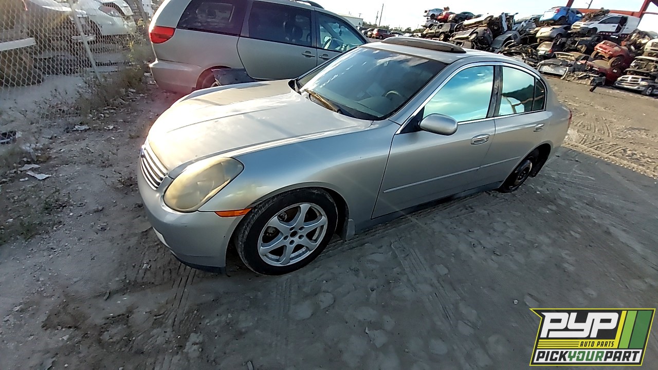 2004 INFINITI G35 available for parts