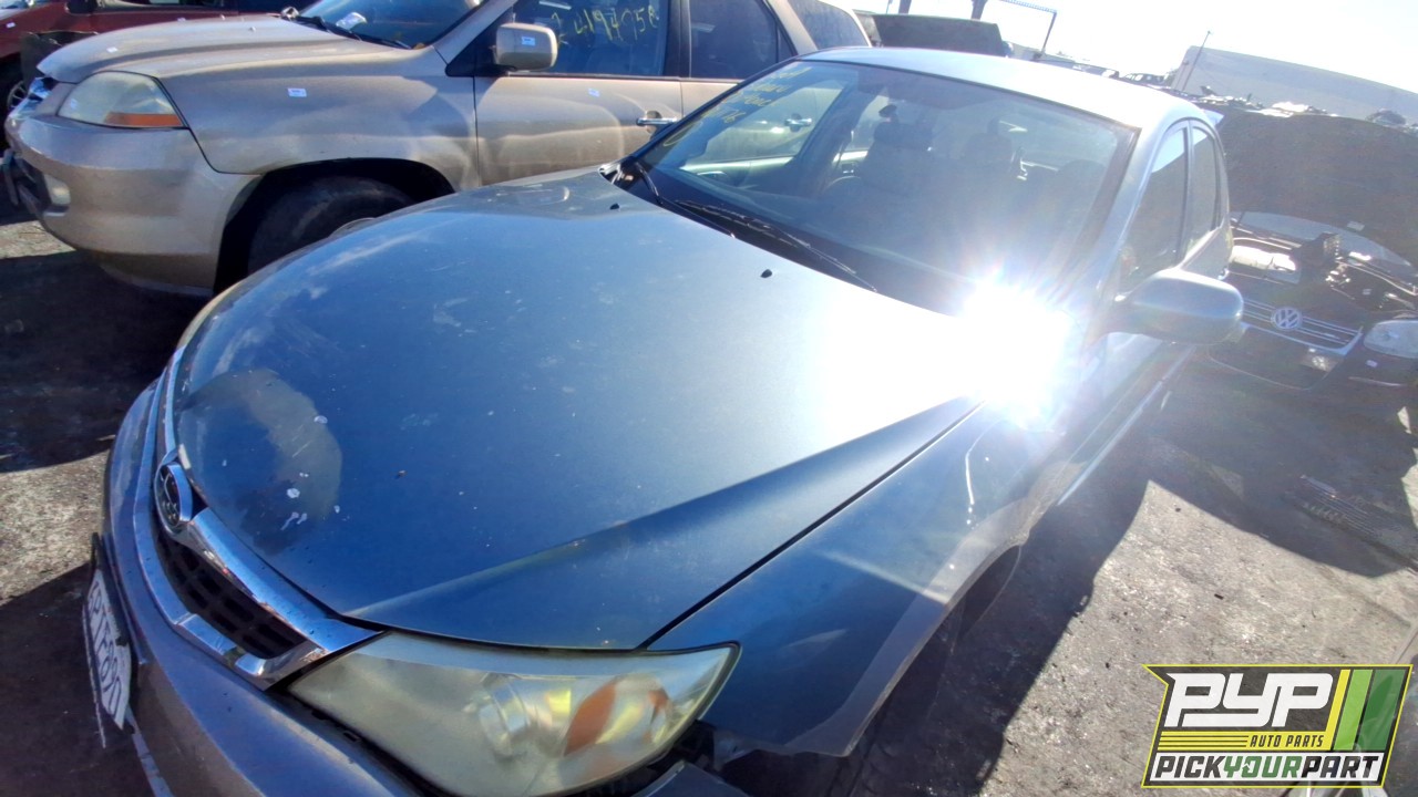 2009 SUBARU IMPREZA partes disponibles