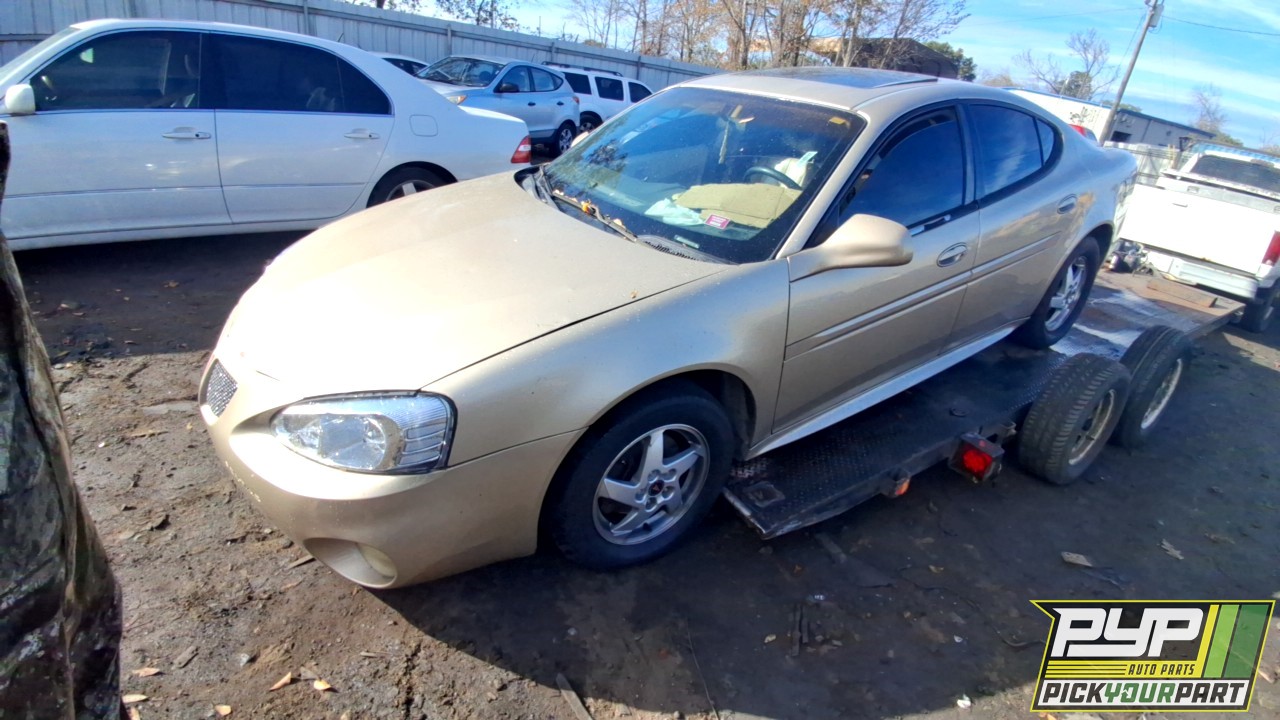 2004 PONTIAC GRAND PRIX partes disponibles