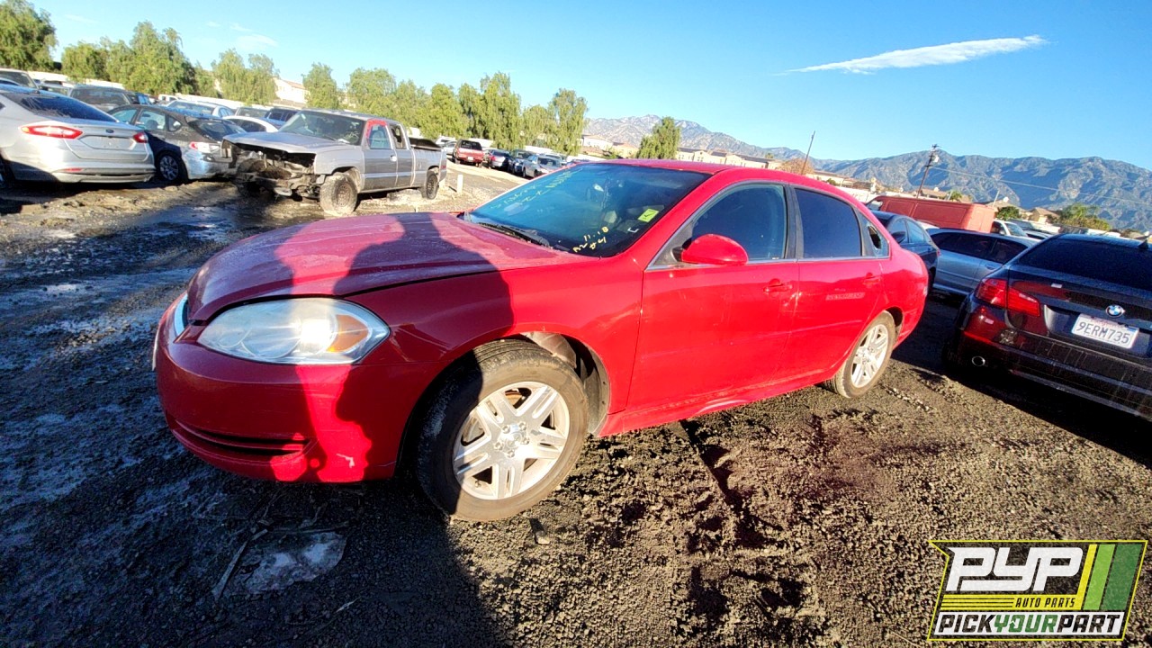 2012 CHEVROLET IMPALA partes disponibles