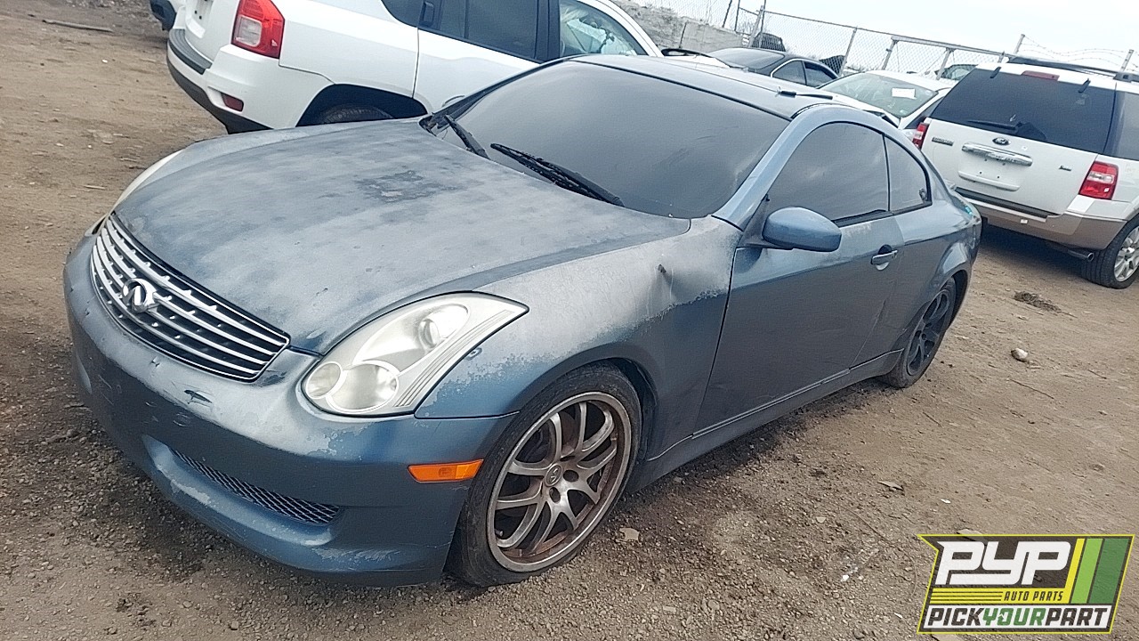 2006 INFINITI G35 partes disponibles