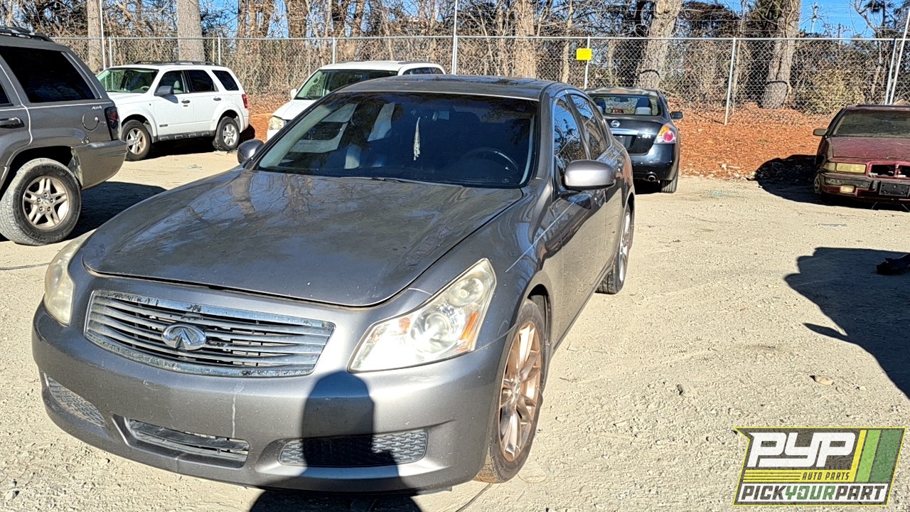 2008 INFINITI G35 partes disponibles