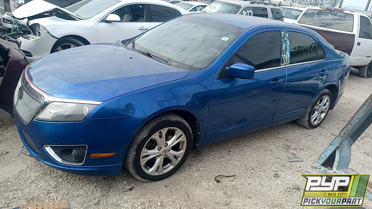 2012 FORD FUSION partes disponibles