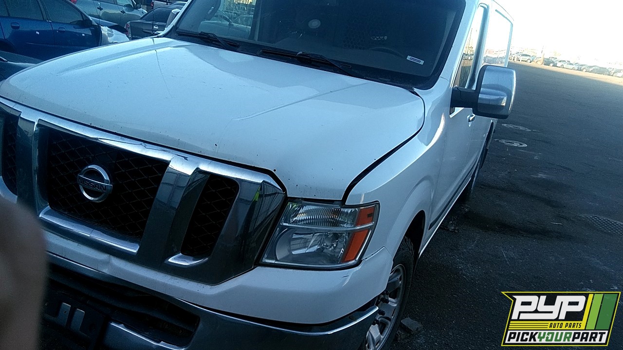 2012 NISSAN NV3500 partes disponibles