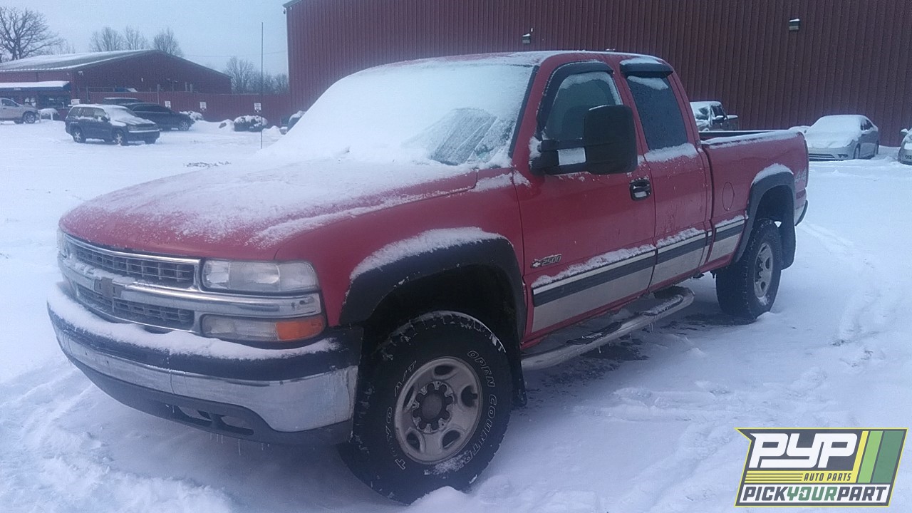 2000 CHEVROLET SILVERADO 2500 partes disponibles