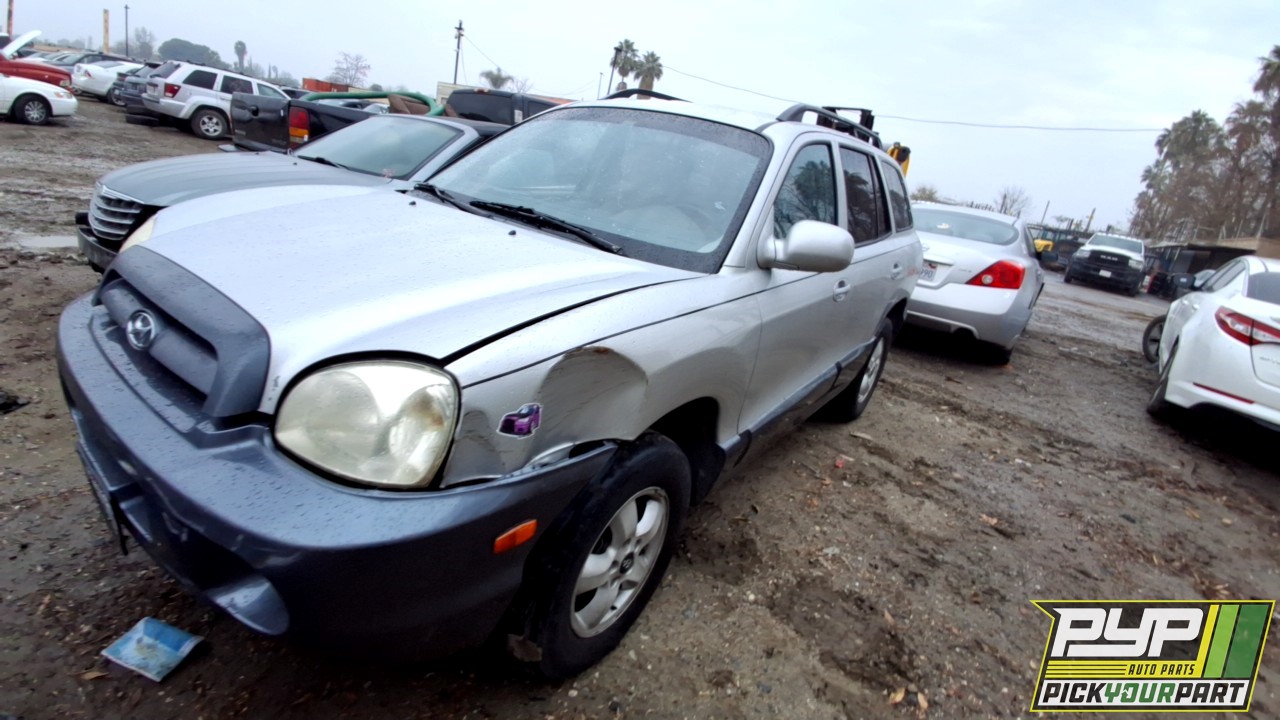 2005 HYUNDAI SANTA FE partes disponibles