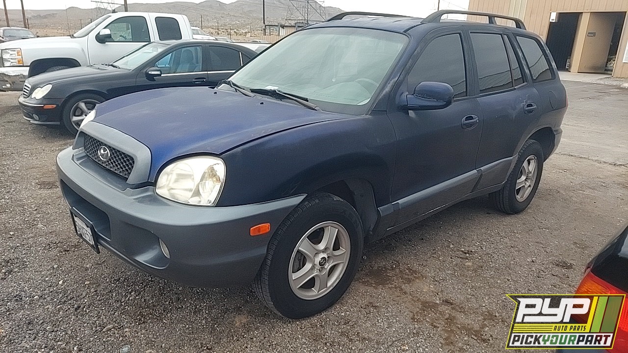 2004 HYUNDAI SANTA FE partes disponibles