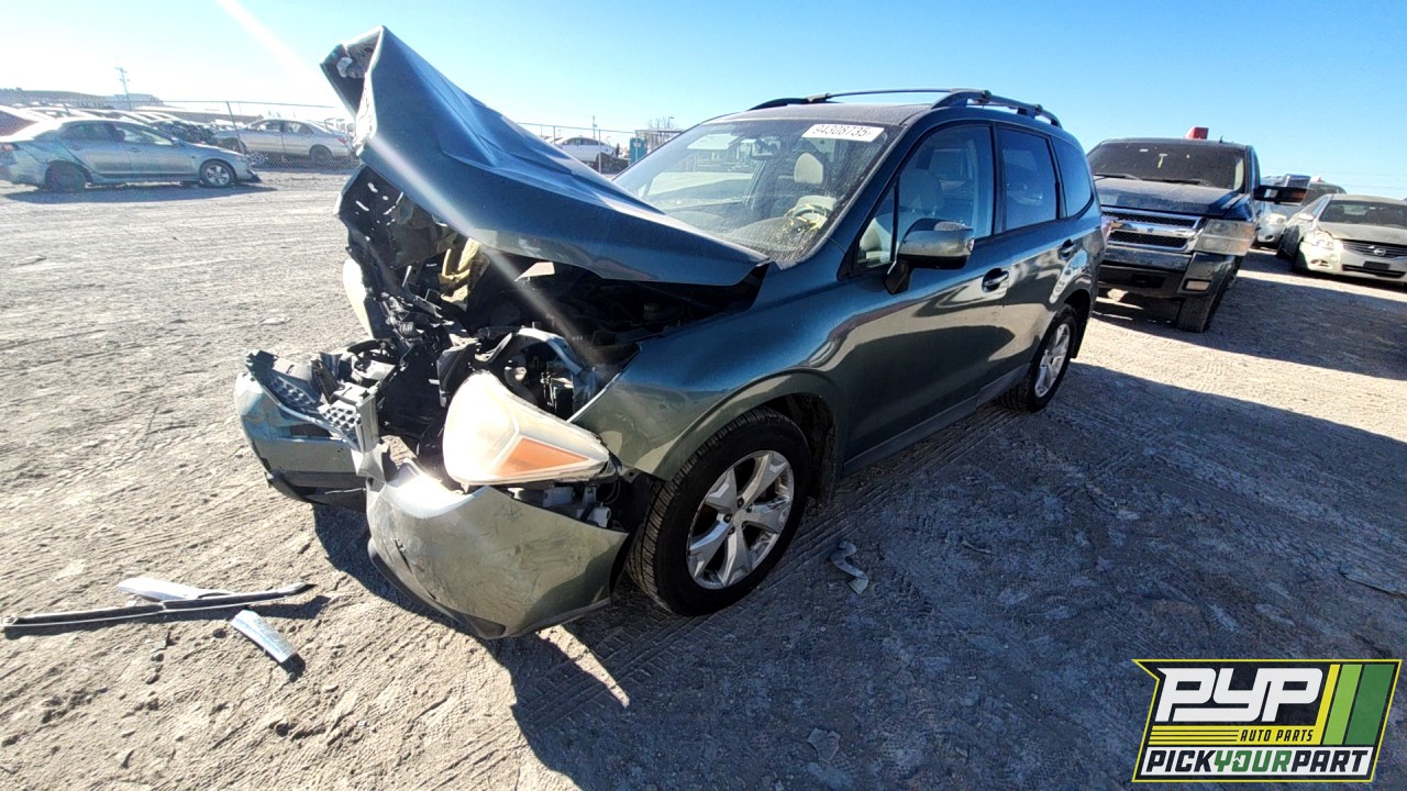 2014 SUBARU FORESTER partes disponibles