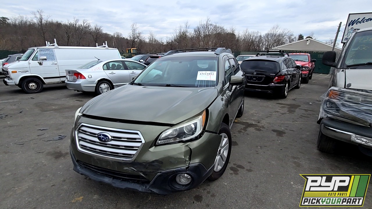 2015 SUBARU OUTBACK partes disponibles