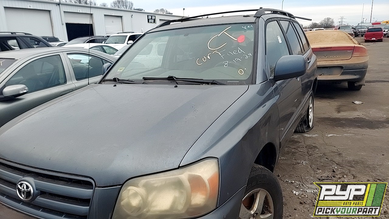 2004 TOYOTA HIGHLANDER available for parts