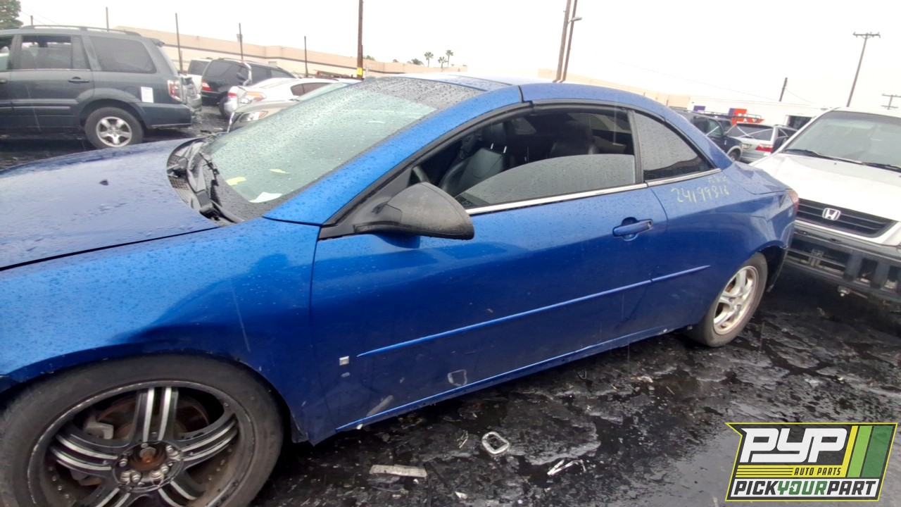 2006 PONTIAC G6 partes disponibles