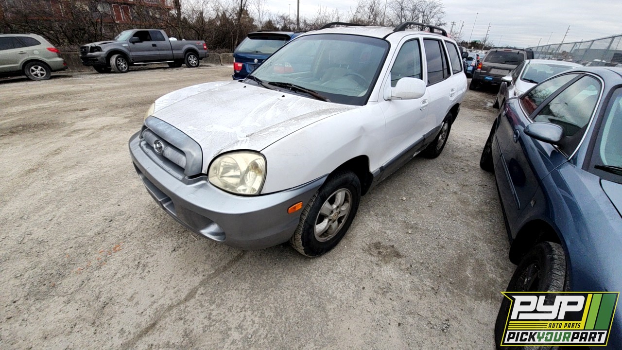 2005 HYUNDAI SANTA FE partes disponibles