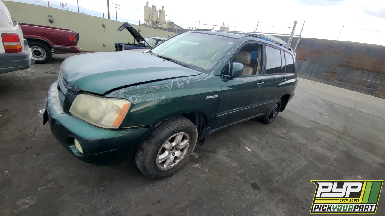2002 TOYOTA HIGHLANDER partes disponibles