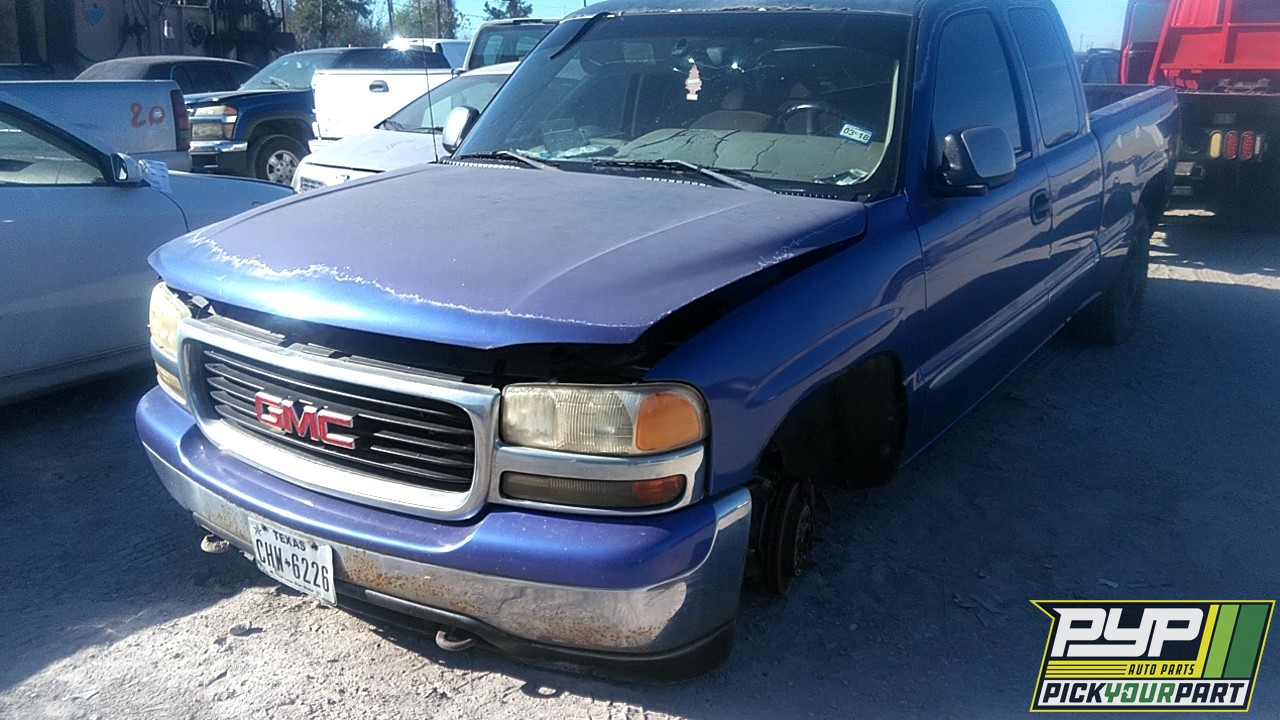 2002 GMC SIERRA 1500 partes disponibles