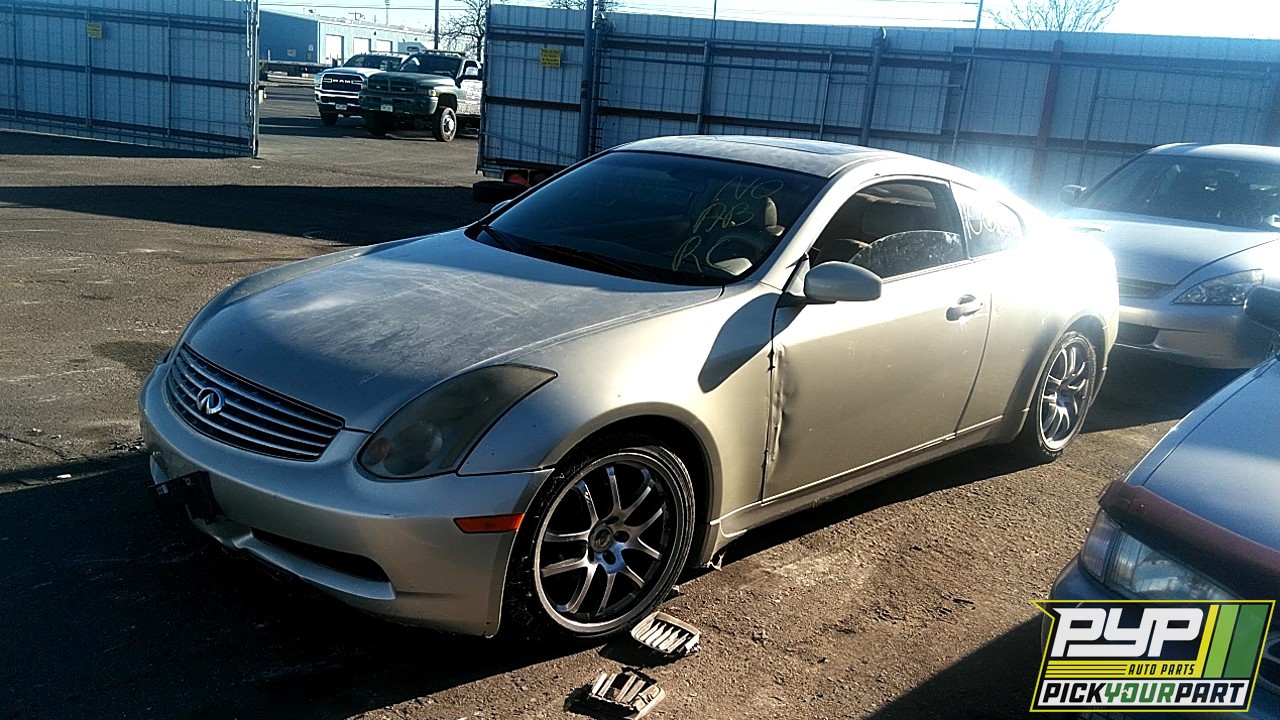 2005 INFINITI G35 partes disponibles