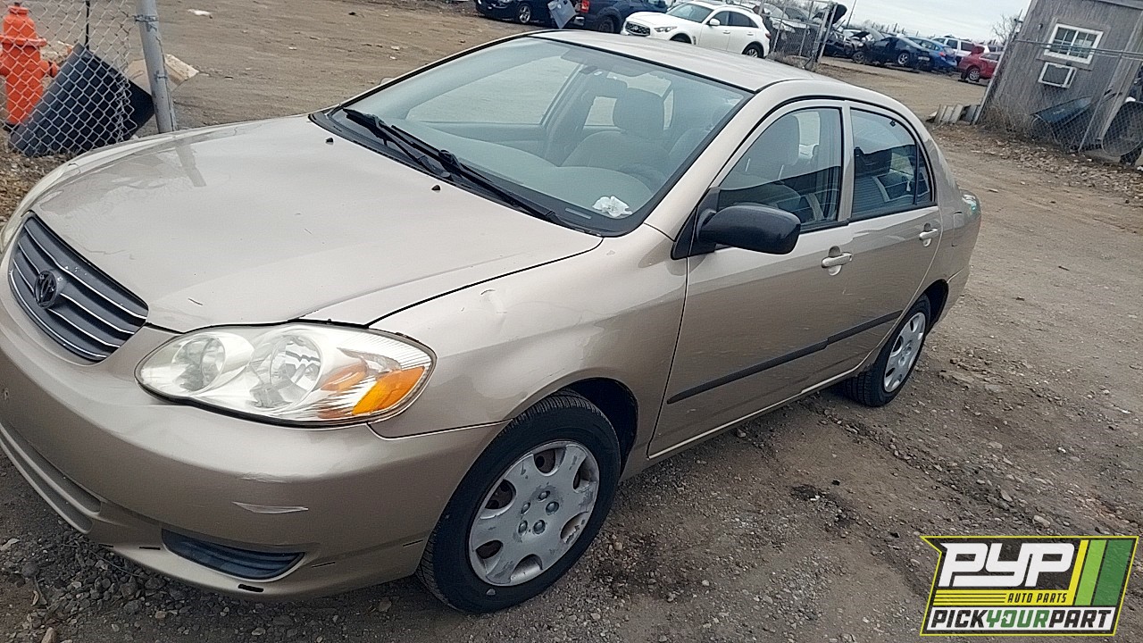 2004 TOYOTA COROLLA partes disponibles
