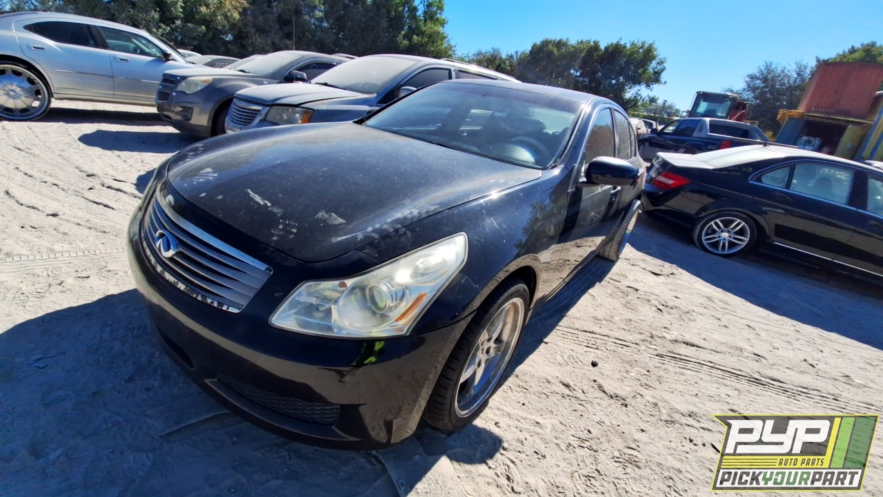 2008 INFINITI G35 partes disponibles