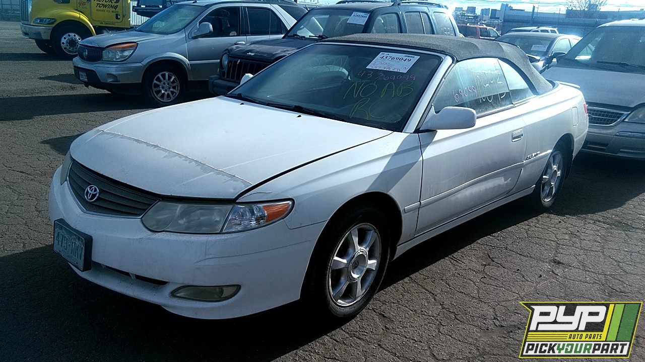 2003 TOYOTA SOLARA partes disponibles