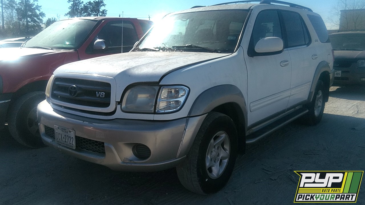 2001 TOYOTA SEQUOIA partes disponibles