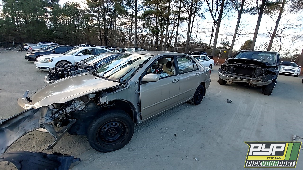 2003 TOYOTA COROLLA partes disponibles