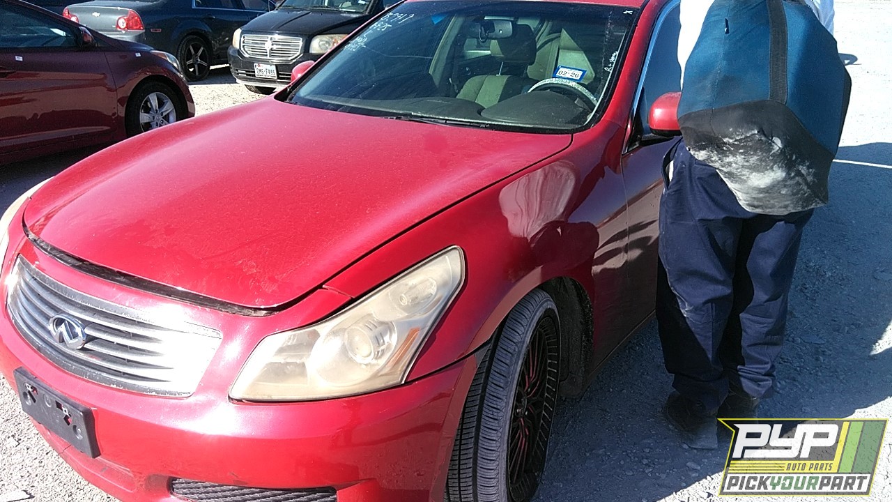 2007 INFINITI G35 partes disponibles